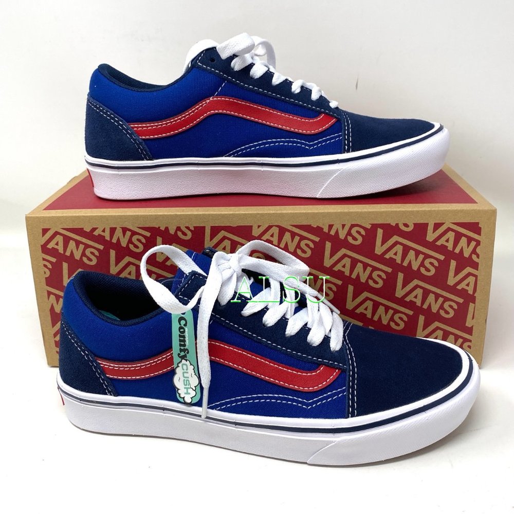 VANS Comfycush Old Skoll Tri-Tone Suede Canvas Womens 🔥 BLACK FRIDAY SPECIAL 🔥 - Picture 8 of 9